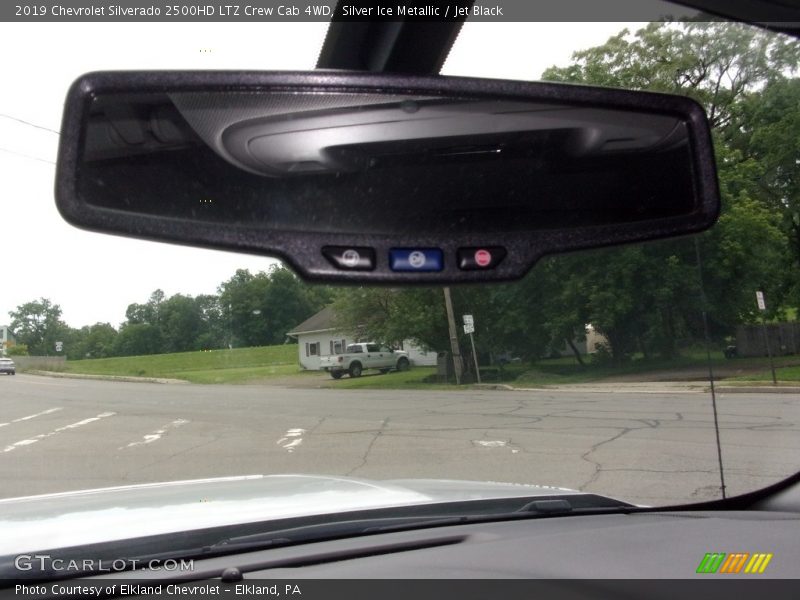 Silver Ice Metallic / Jet Black 2019 Chevrolet Silverado 2500HD LTZ Crew Cab 4WD