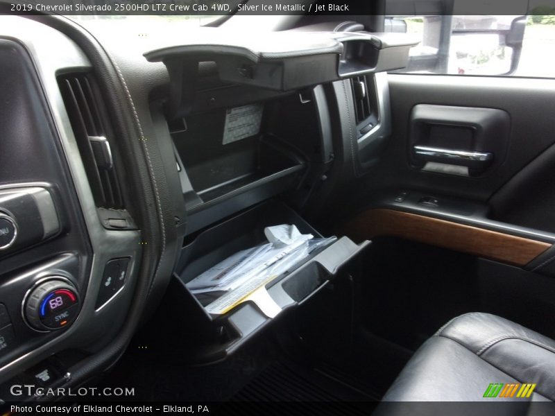 Silver Ice Metallic / Jet Black 2019 Chevrolet Silverado 2500HD LTZ Crew Cab 4WD