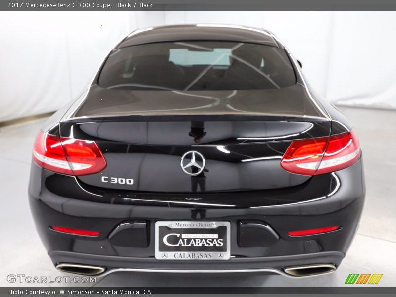 Black / Black 2017 Mercedes-Benz C 300 Coupe