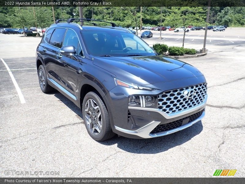Front 3/4 View of 2022 Santa Fe Limited AWD
