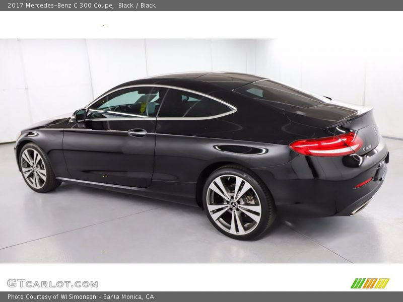 Black / Black 2017 Mercedes-Benz C 300 Coupe
