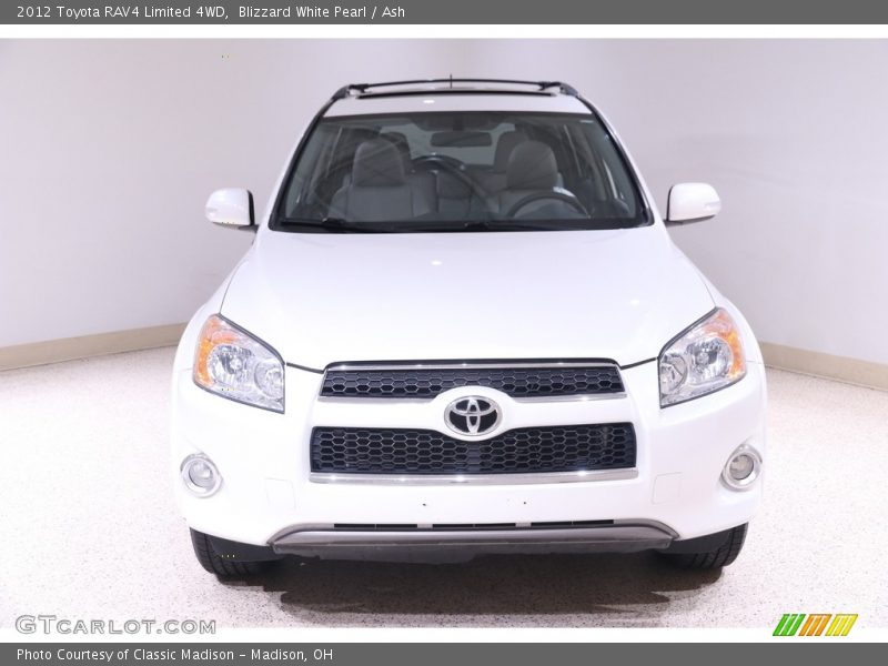 Blizzard White Pearl / Ash 2012 Toyota RAV4 Limited 4WD