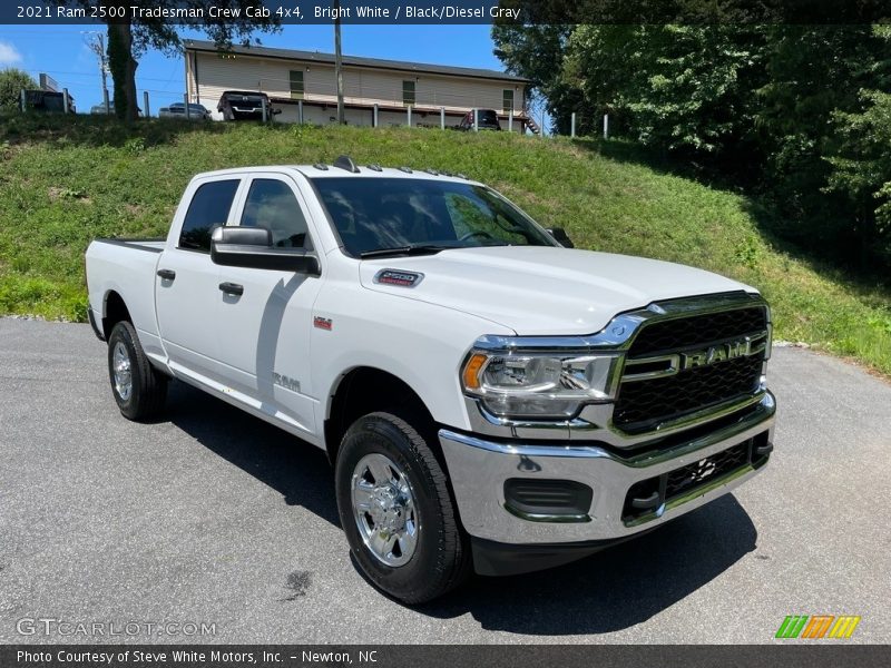 Bright White / Black/Diesel Gray 2021 Ram 2500 Tradesman Crew Cab 4x4