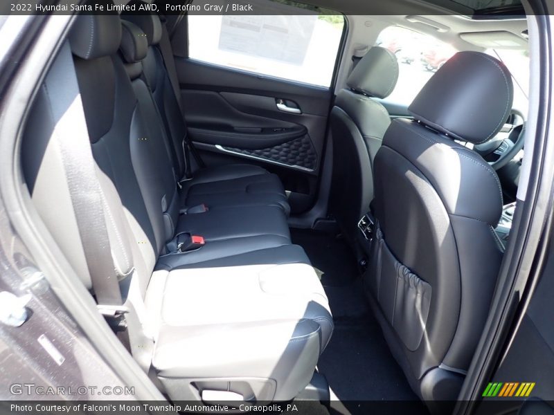 Portofino Gray / Black 2022 Hyundai Santa Fe Limited AWD