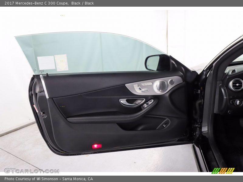 Black / Black 2017 Mercedes-Benz C 300 Coupe