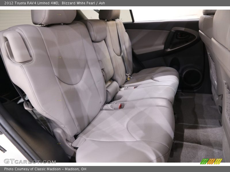 Blizzard White Pearl / Ash 2012 Toyota RAV4 Limited 4WD