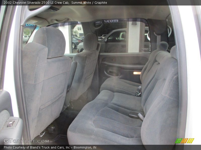 Summit White / Graphite 2002 Chevrolet Silverado 2500 LS Crew Cab