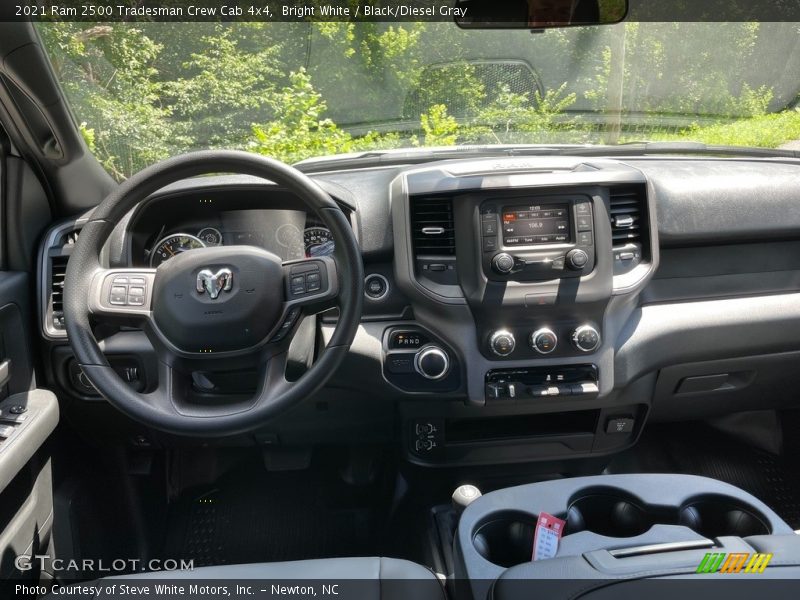 Bright White / Black/Diesel Gray 2021 Ram 2500 Tradesman Crew Cab 4x4