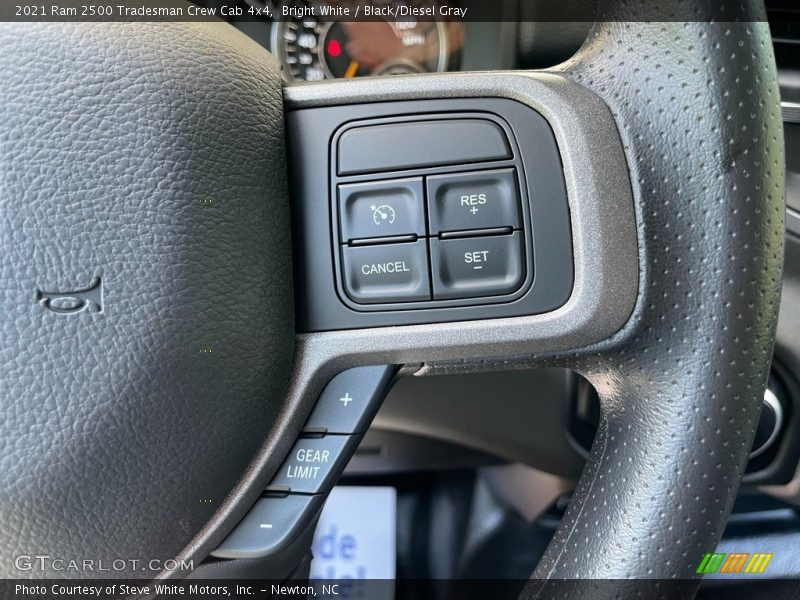 Bright White / Black/Diesel Gray 2021 Ram 2500 Tradesman Crew Cab 4x4