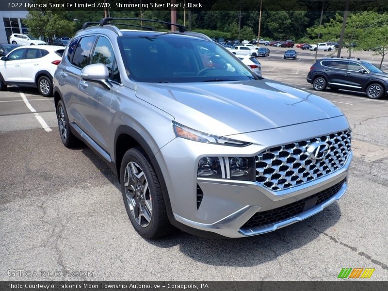 Front 3/4 View of 2022 Santa Fe Limited AWD