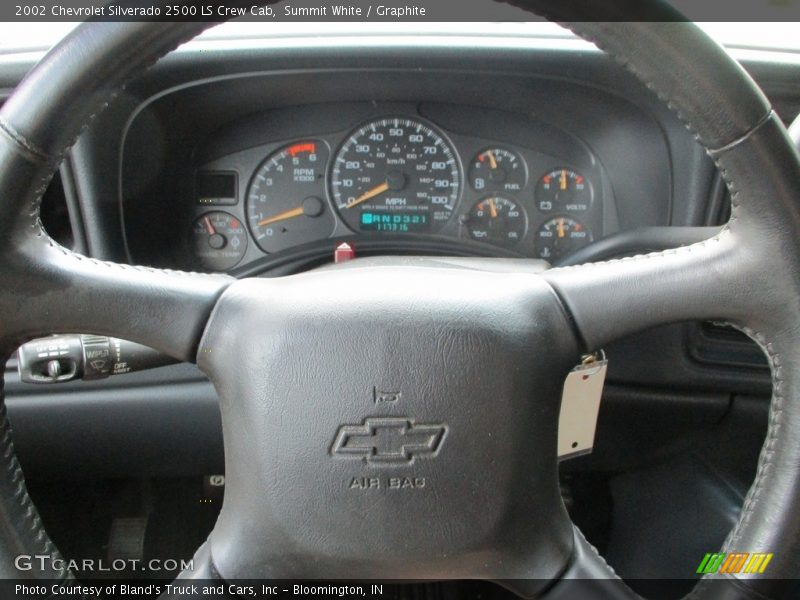  2002 Silverado 2500 LS Crew Cab Steering Wheel