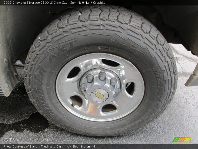 Summit White / Graphite 2002 Chevrolet Silverado 2500 LS Crew Cab