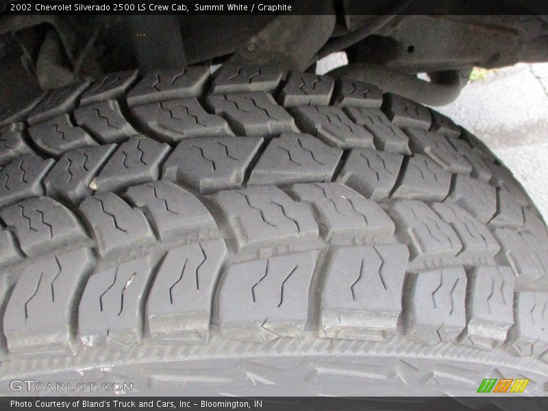 Summit White / Graphite 2002 Chevrolet Silverado 2500 LS Crew Cab