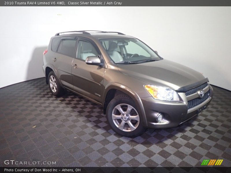 Classic Silver Metallic / Ash Gray 2010 Toyota RAV4 Limited V6 4WD