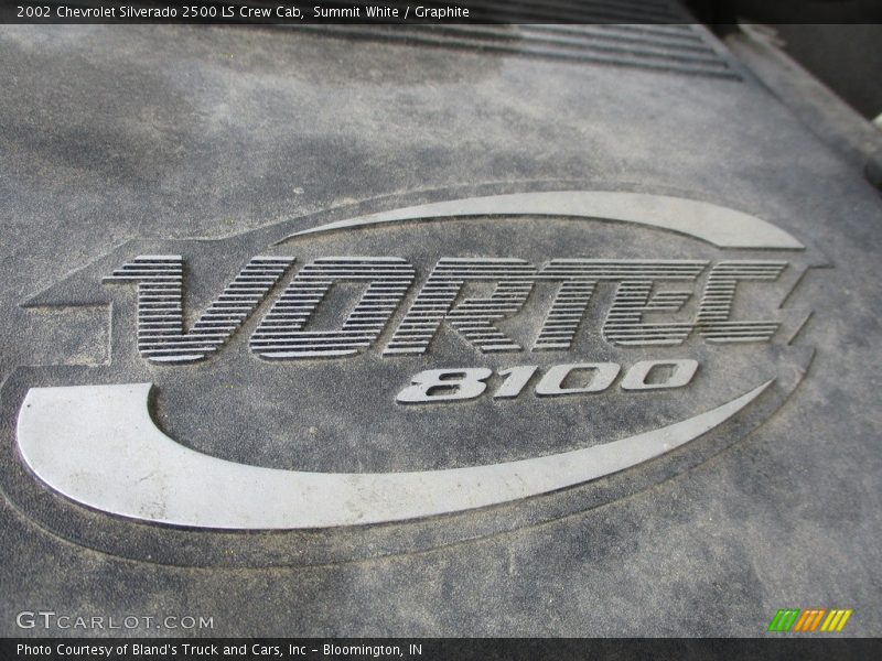 Summit White / Graphite 2002 Chevrolet Silverado 2500 LS Crew Cab