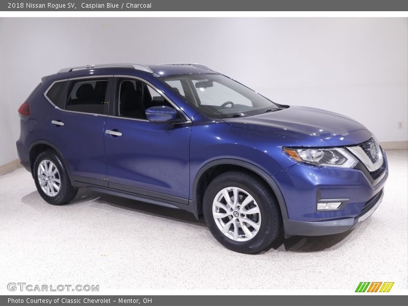 Caspian Blue / Charcoal 2018 Nissan Rogue SV