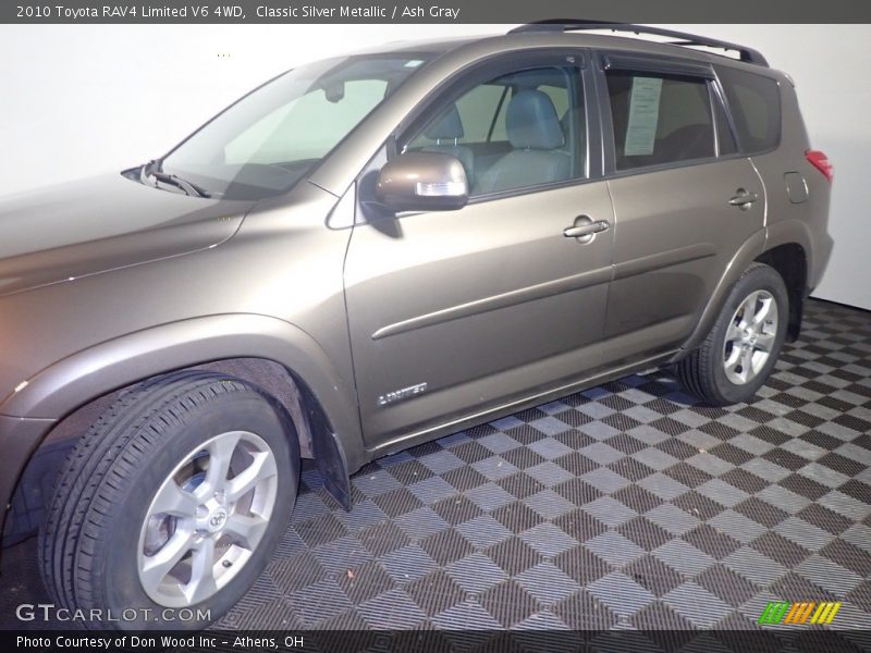 Classic Silver Metallic / Ash Gray 2010 Toyota RAV4 Limited V6 4WD