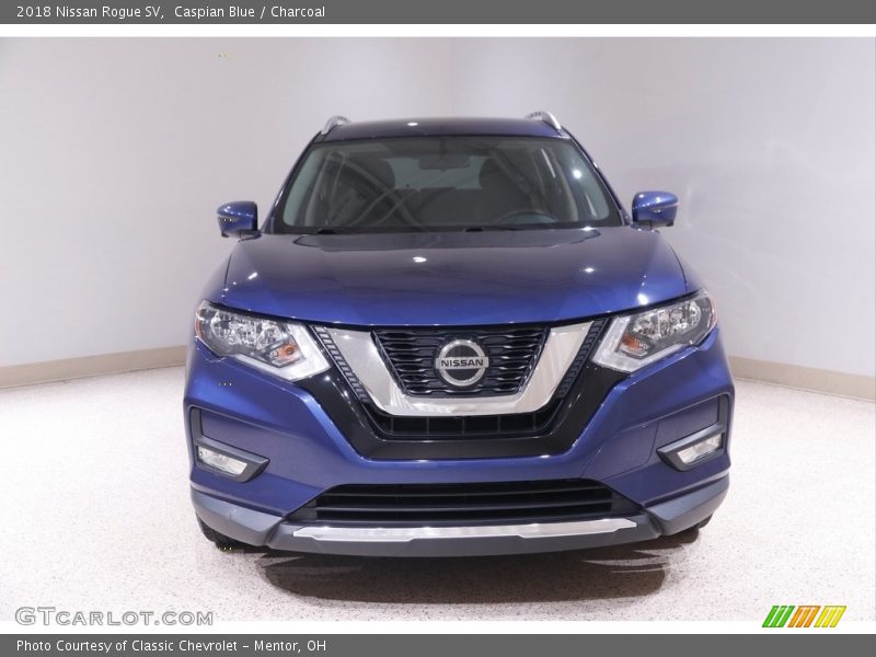 Caspian Blue / Charcoal 2018 Nissan Rogue SV