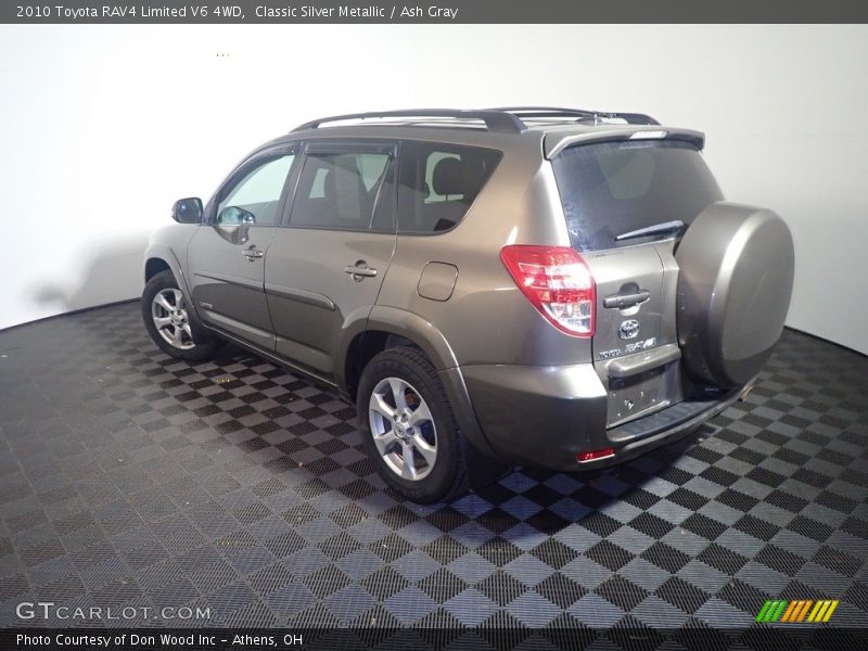 Classic Silver Metallic / Ash Gray 2010 Toyota RAV4 Limited V6 4WD