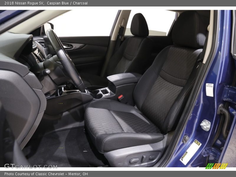 Caspian Blue / Charcoal 2018 Nissan Rogue SV