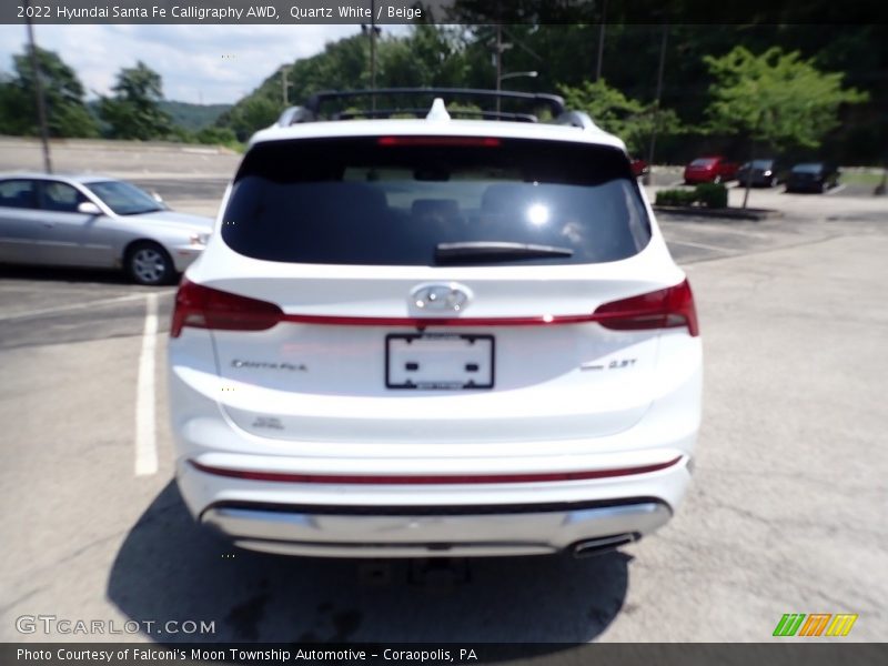 Quartz White / Beige 2022 Hyundai Santa Fe Calligraphy AWD