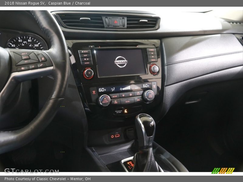 Caspian Blue / Charcoal 2018 Nissan Rogue SV