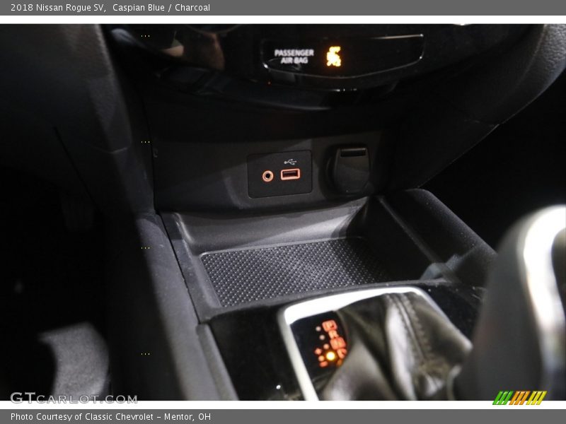 Caspian Blue / Charcoal 2018 Nissan Rogue SV