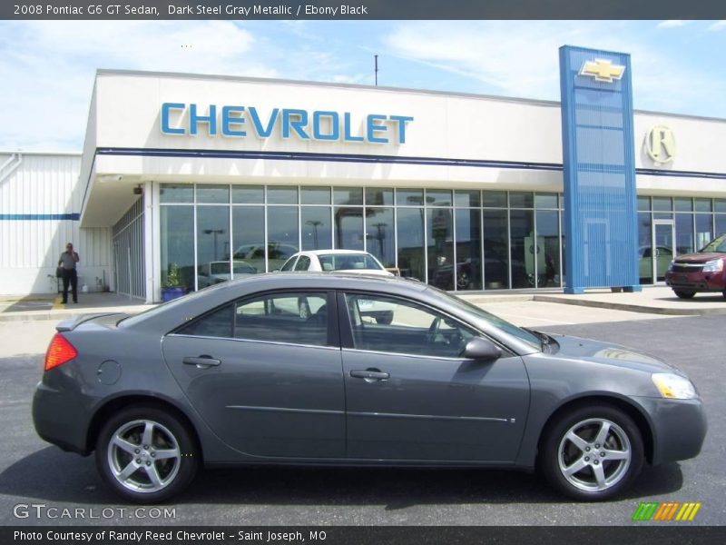 Dark Steel Gray Metallic / Ebony Black 2008 Pontiac G6 GT Sedan