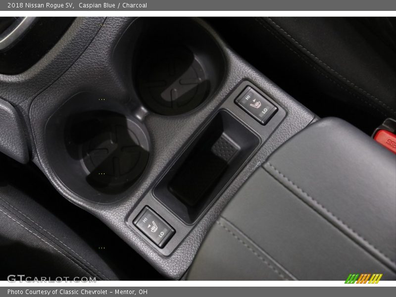 Caspian Blue / Charcoal 2018 Nissan Rogue SV