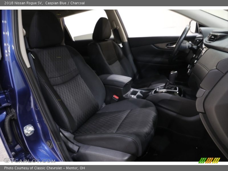 Caspian Blue / Charcoal 2018 Nissan Rogue SV