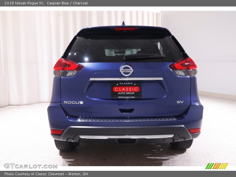 Caspian Blue / Charcoal 2018 Nissan Rogue SV