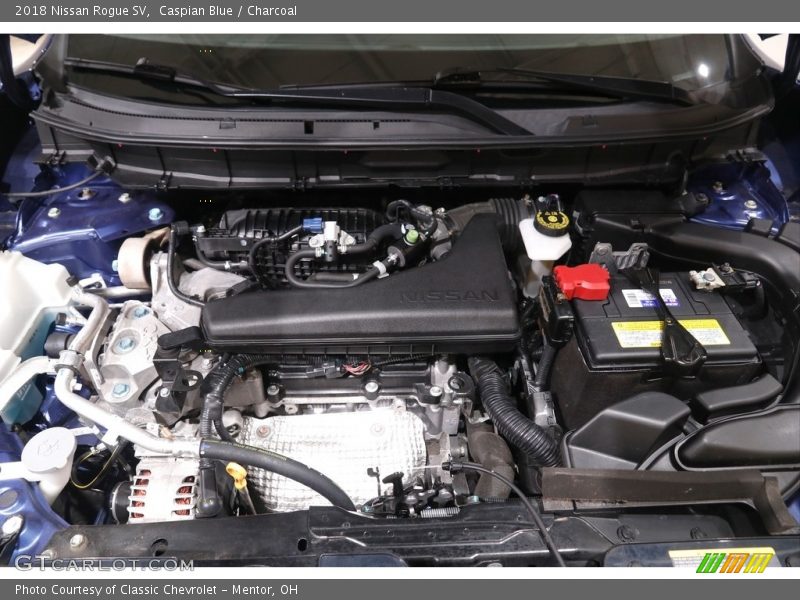 Caspian Blue / Charcoal 2018 Nissan Rogue SV
