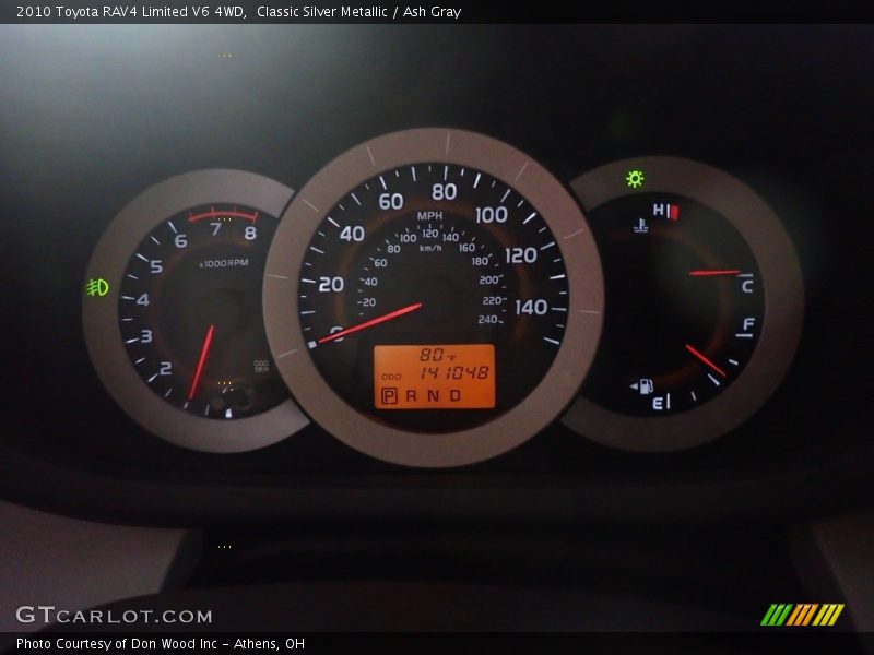 Classic Silver Metallic / Ash Gray 2010 Toyota RAV4 Limited V6 4WD
