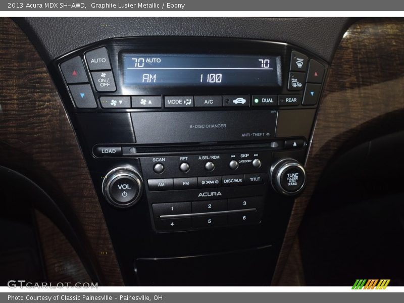 Graphite Luster Metallic / Ebony 2013 Acura MDX SH-AWD