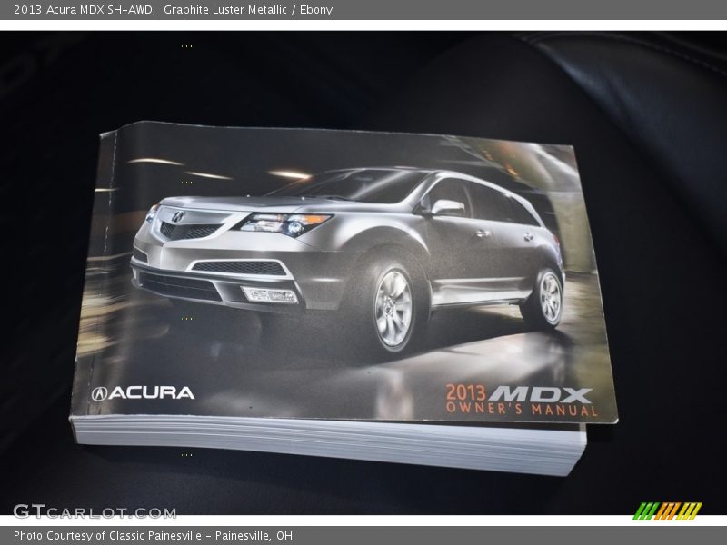 Graphite Luster Metallic / Ebony 2013 Acura MDX SH-AWD