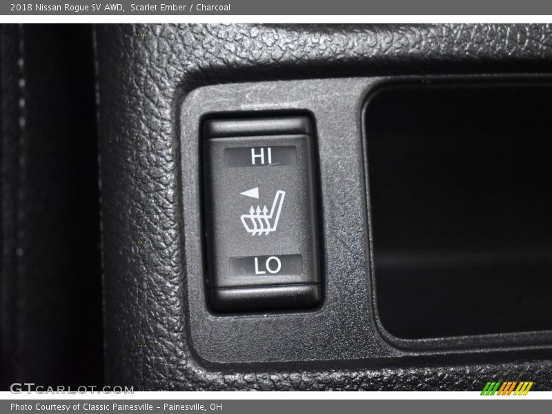 Scarlet Ember / Charcoal 2018 Nissan Rogue SV AWD