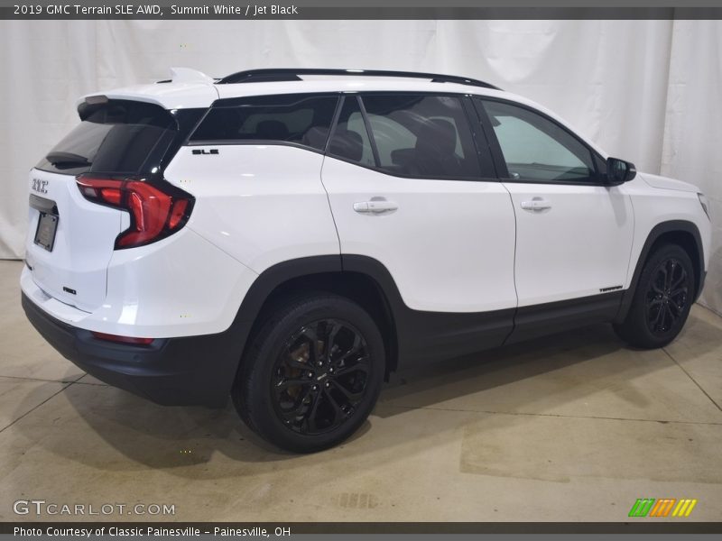 Summit White / Jet Black 2019 GMC Terrain SLE AWD