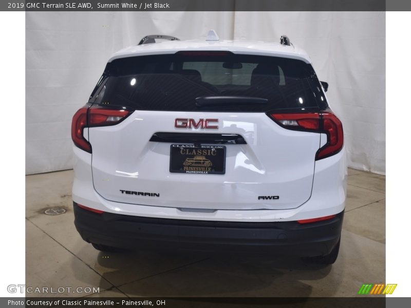 Summit White / Jet Black 2019 GMC Terrain SLE AWD