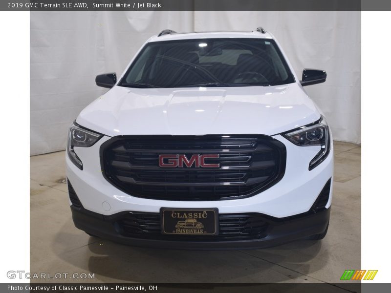 Summit White / Jet Black 2019 GMC Terrain SLE AWD