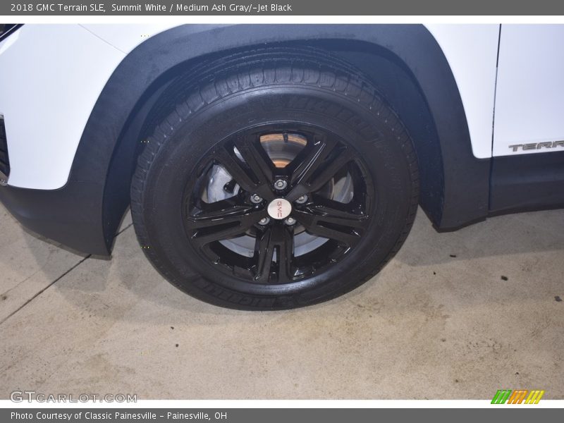 Summit White / Medium Ash Gray/­Jet Black 2018 GMC Terrain SLE