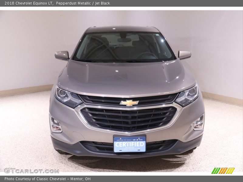Pepperdust Metallic / Jet Black 2018 Chevrolet Equinox LT