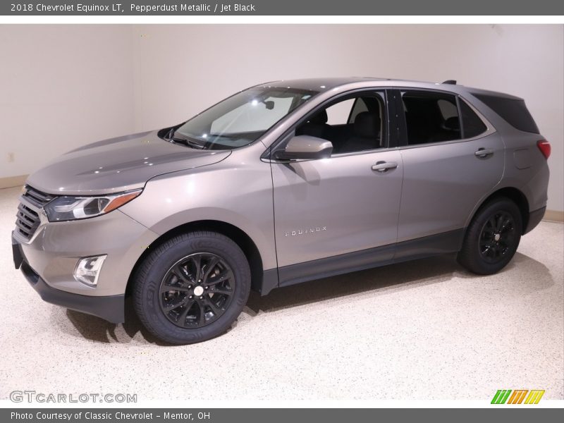 Pepperdust Metallic / Jet Black 2018 Chevrolet Equinox LT
