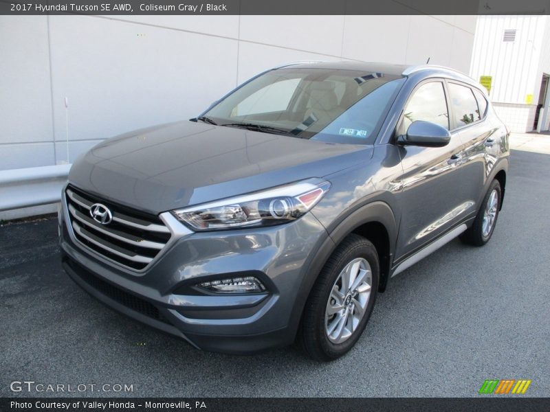 Coliseum Gray / Black 2017 Hyundai Tucson SE AWD