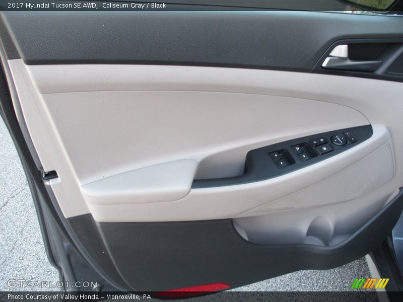 Coliseum Gray / Black 2017 Hyundai Tucson SE AWD