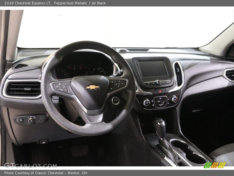 Pepperdust Metallic / Jet Black 2018 Chevrolet Equinox LT