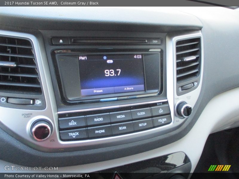 Coliseum Gray / Black 2017 Hyundai Tucson SE AWD