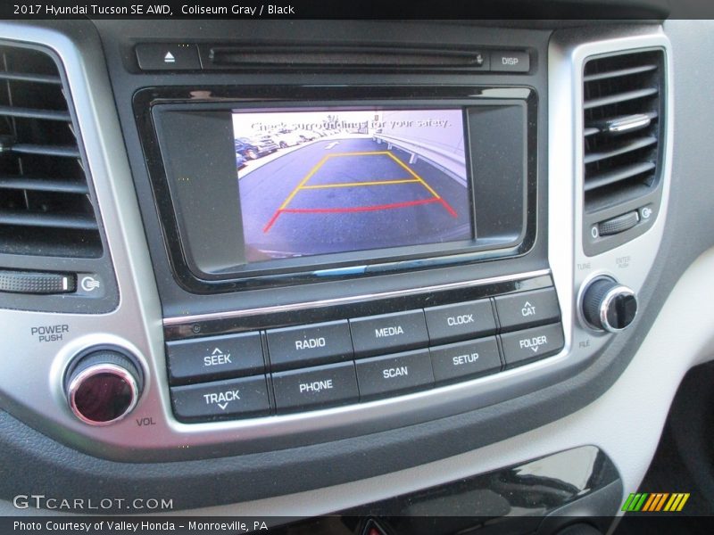 Coliseum Gray / Black 2017 Hyundai Tucson SE AWD