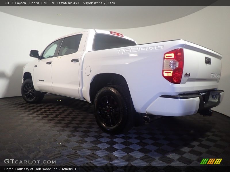 Super White / Black 2017 Toyota Tundra TRD PRO CrewMax 4x4