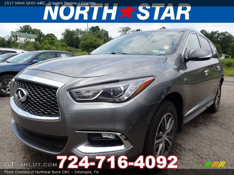 Graphite Shadow / Graphite 2017 Infiniti QX60 AWD