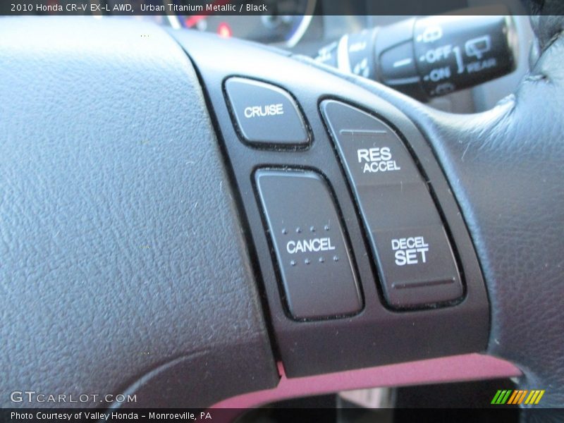 Urban Titanium Metallic / Black 2010 Honda CR-V EX-L AWD